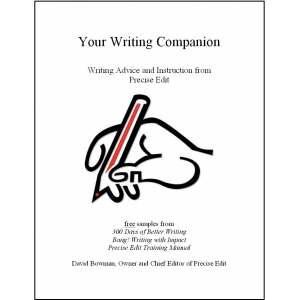 Your Writing Companion-Writing Advice and Instruction from Precise Edit