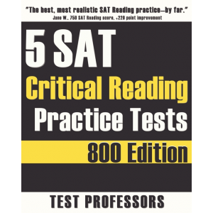 5 SAT Critical Reading Practice Tests