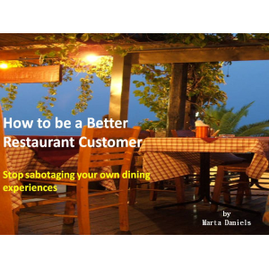 How to be a Better Restaurant Customer