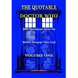 The Quotable Doctor Who - Dr Who quotes book