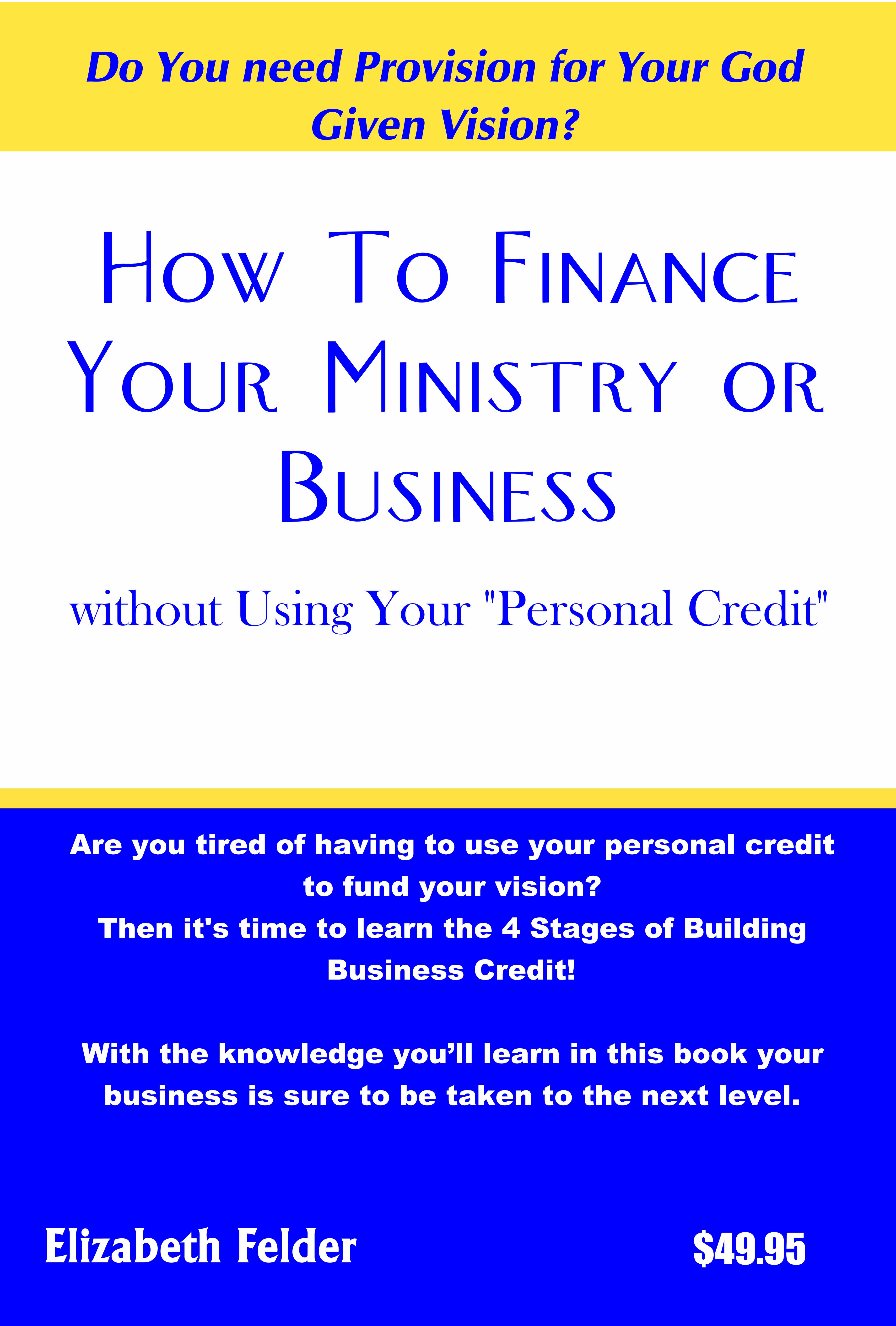 How to Finance Your Ministry or Business