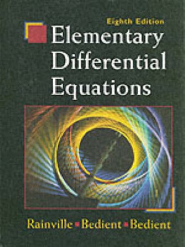 Elementary Differential Equations (8th Edition)