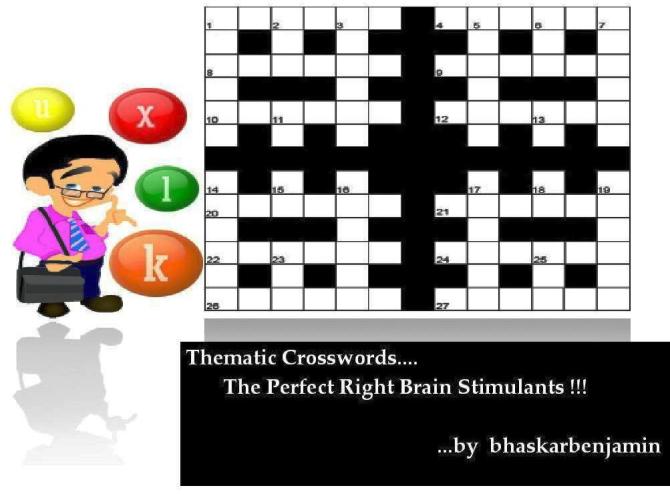Thematic Crosswords : The Perfect Right Brain Stimulants
